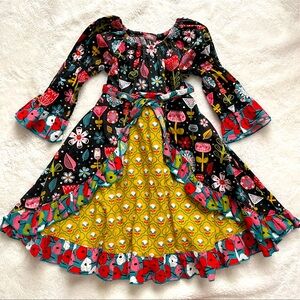 Jelly the Pug Fiesta Collection Mandy Dress Girls Size 5